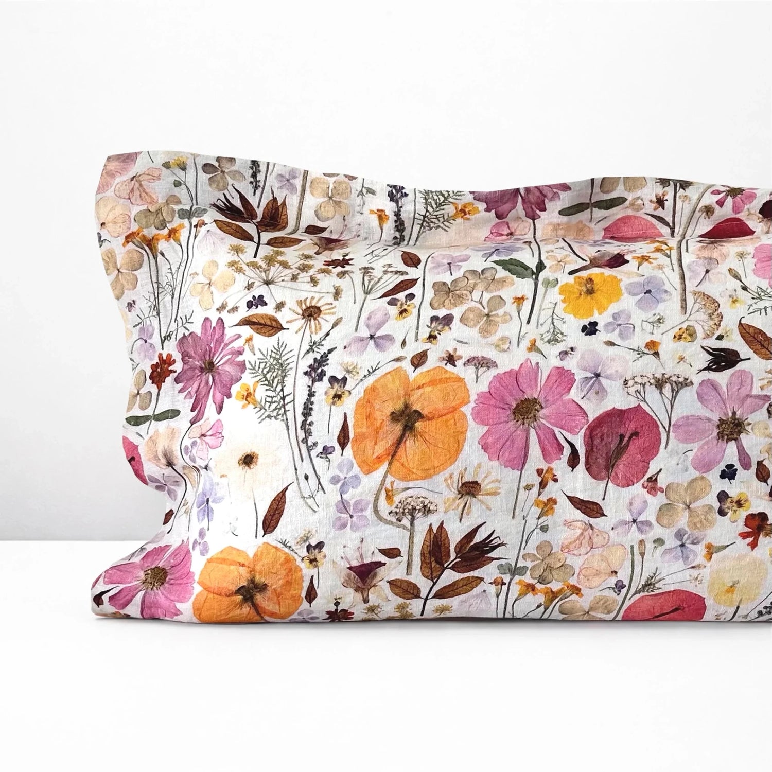 Thread Design x Paper Park - Petal Play Sunburst Pillowcase Pair - The Flower Crate