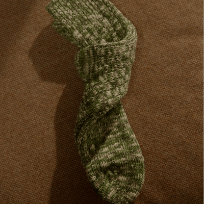 Thunders Love Socks - Flammè Collection, Melange Green - The Flower Crate