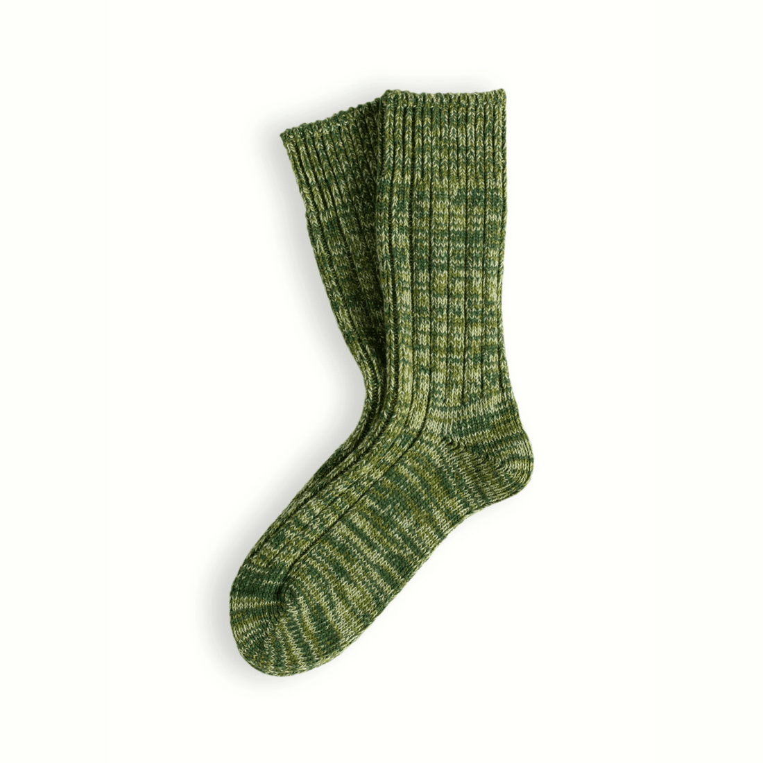 Thunders Love Socks - Soft Wool Collection, Green Mix - The Flower Crate
