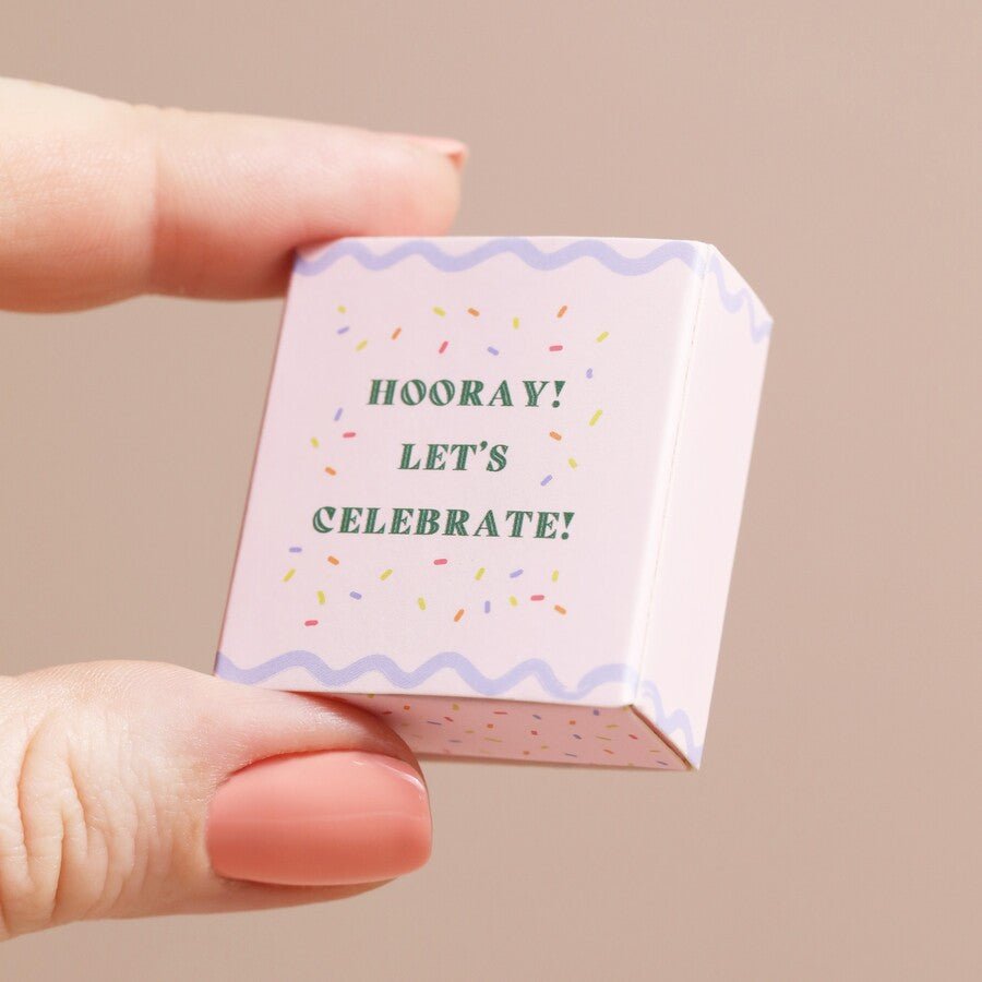 Tiny Matchbox Ceramic Champagne Token - The Flower Crate