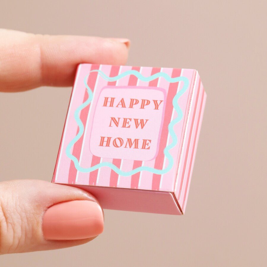 Tiny Matchbox Ceramic House Token - The Flower Crate