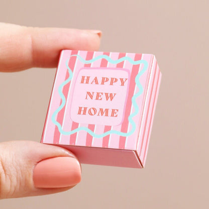 Tiny Matchbox Ceramic House Token - The Flower Crate