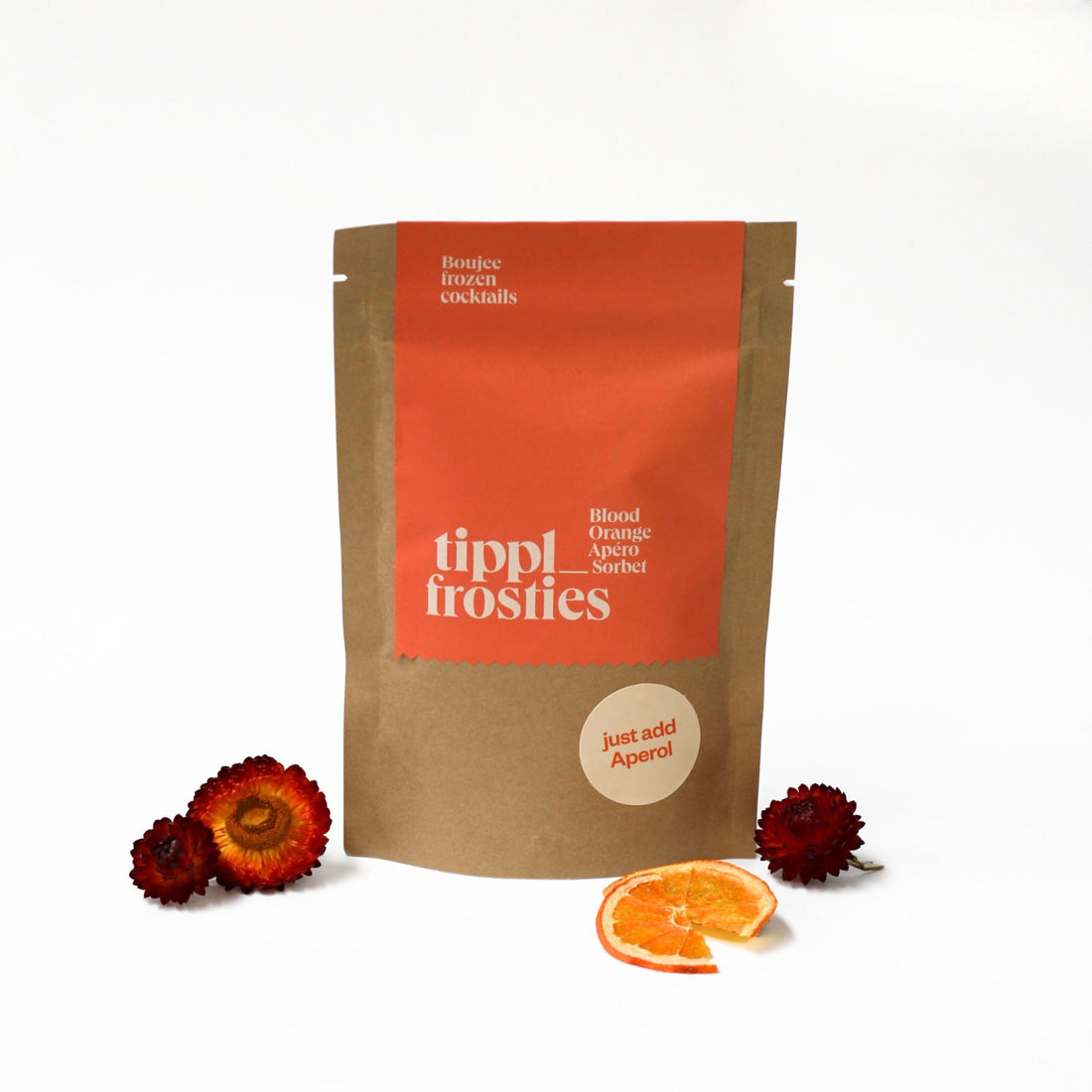 Tippl Frosties - Blood Orange Apero Sorbet - The Flower Crate
