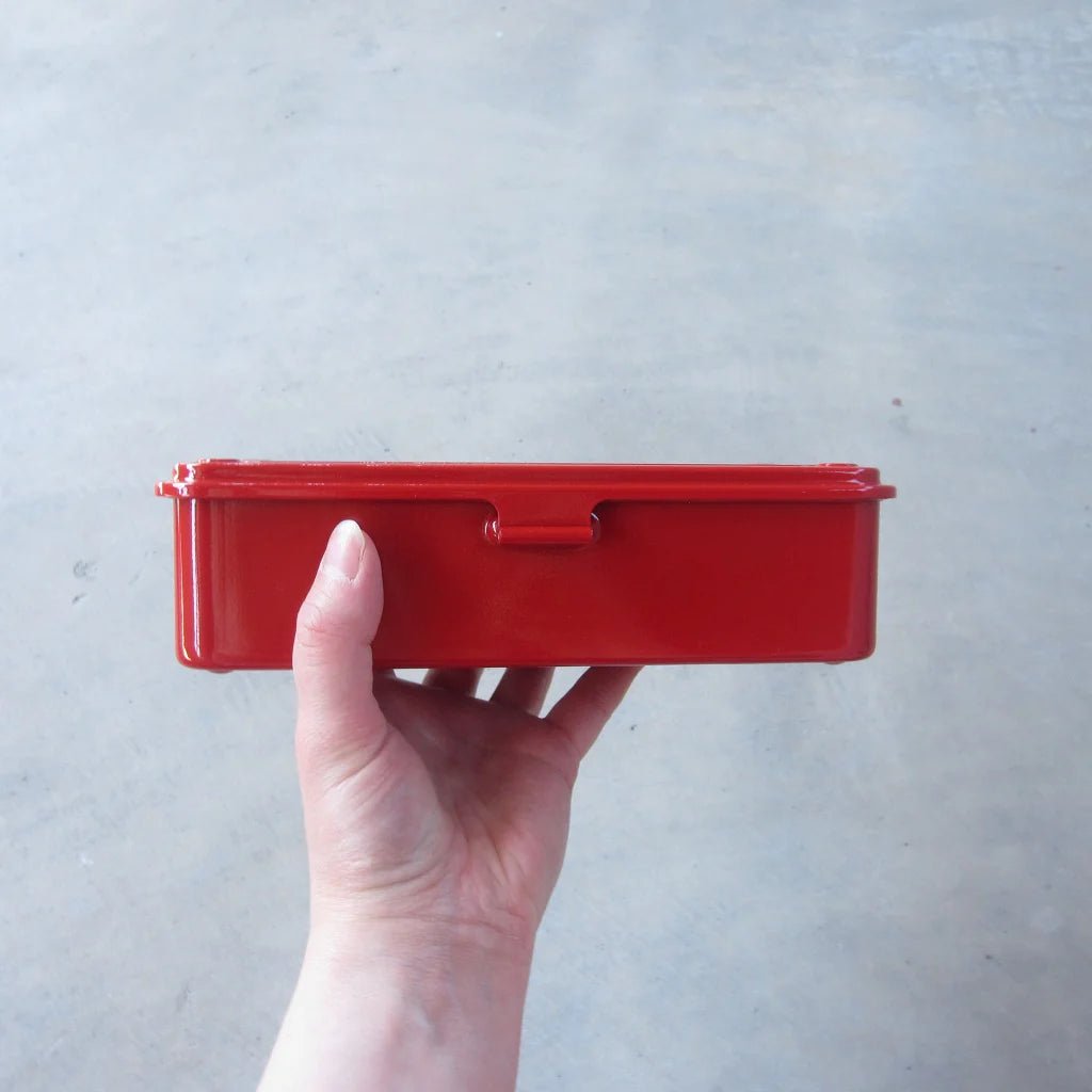 Toyo Steel - T - 190 Trunk Toolbox, Red - The Flower Crate