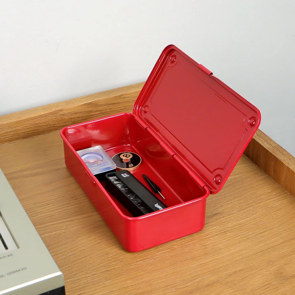 Toyo Steel - T - 190 Trunk Toolbox, Red - The Flower Crate