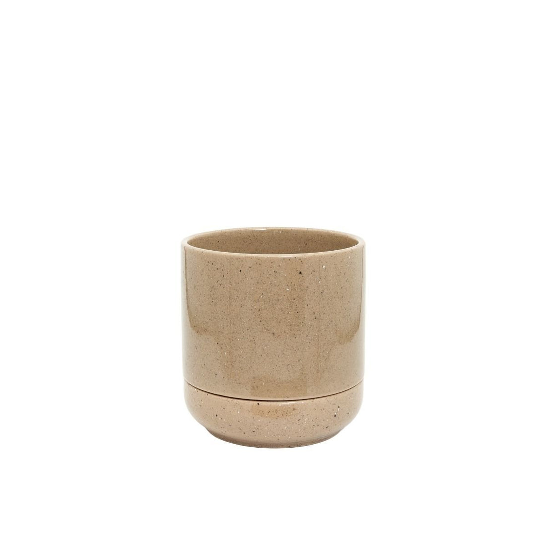 Troy Self Watering Planter, Small Pebble - The Flower Crate