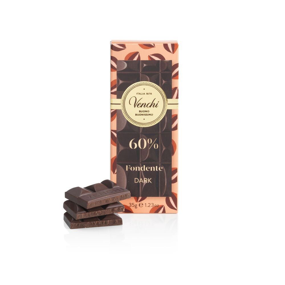 Venchi - Mini 60% Dark Chocolate Bar - The Flower Crate