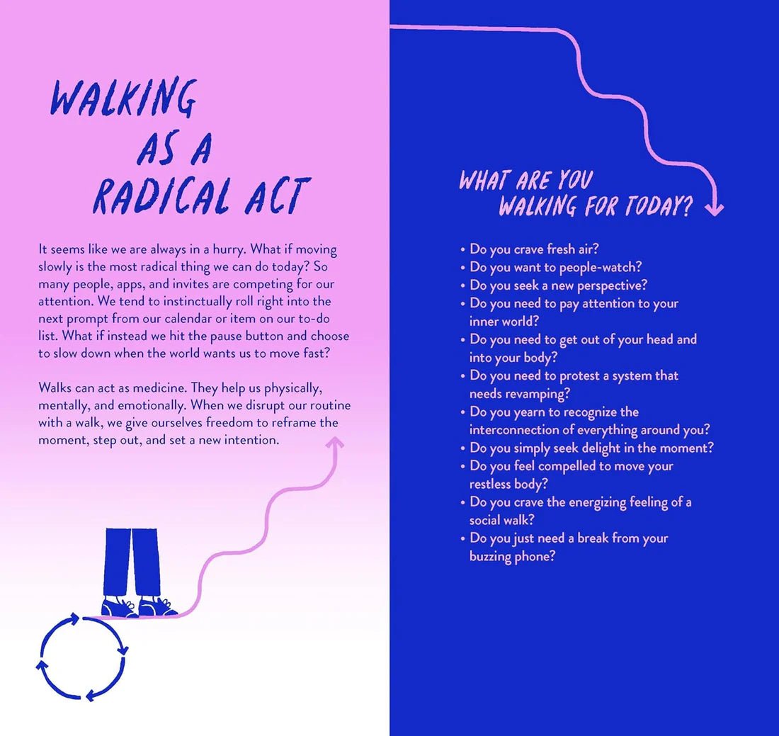 Walk &amp; Wonder - A Journal to Spark Curiosity with Every Step - The Flower Crate