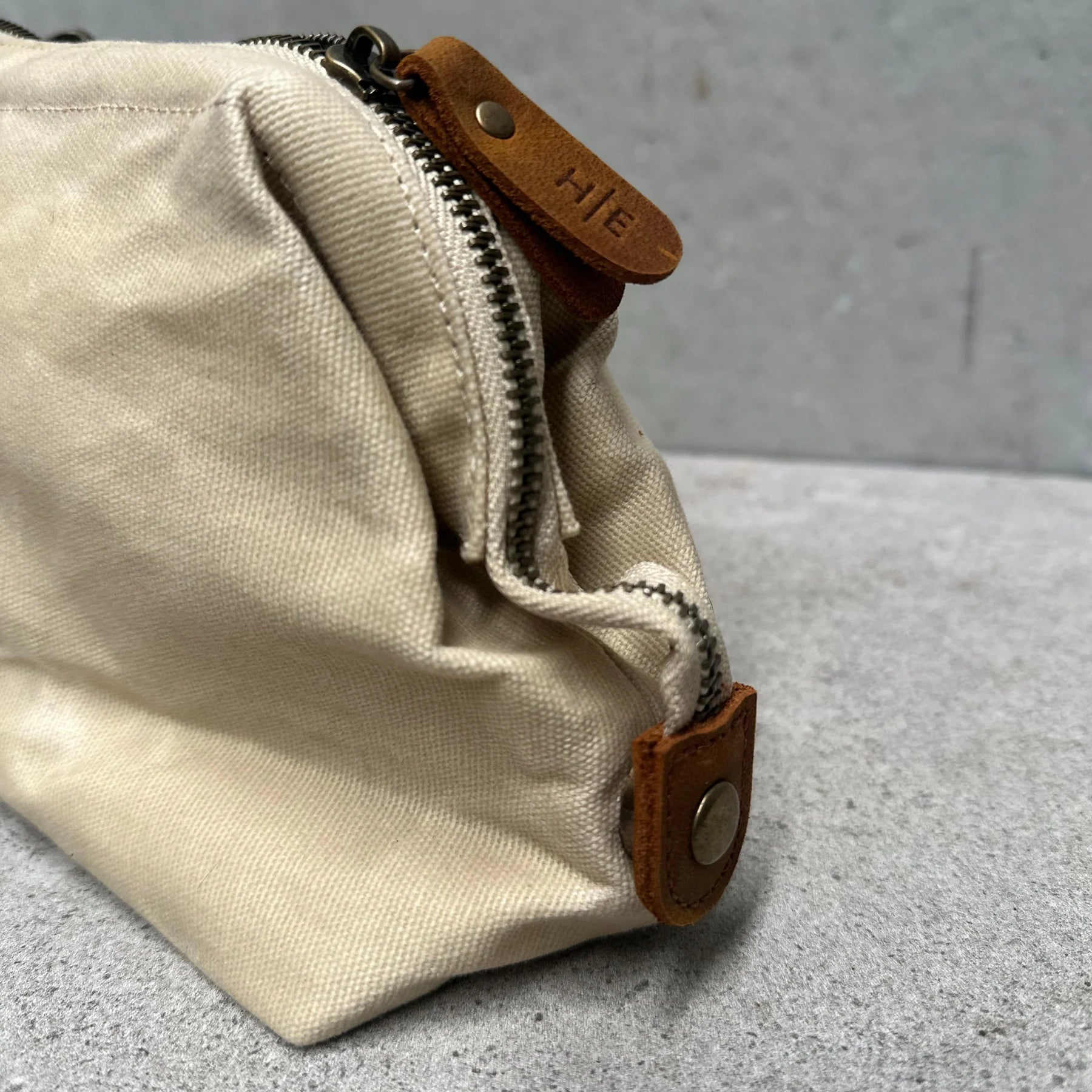 Waxed Canvas Toiletry Bag - The Flower Crate