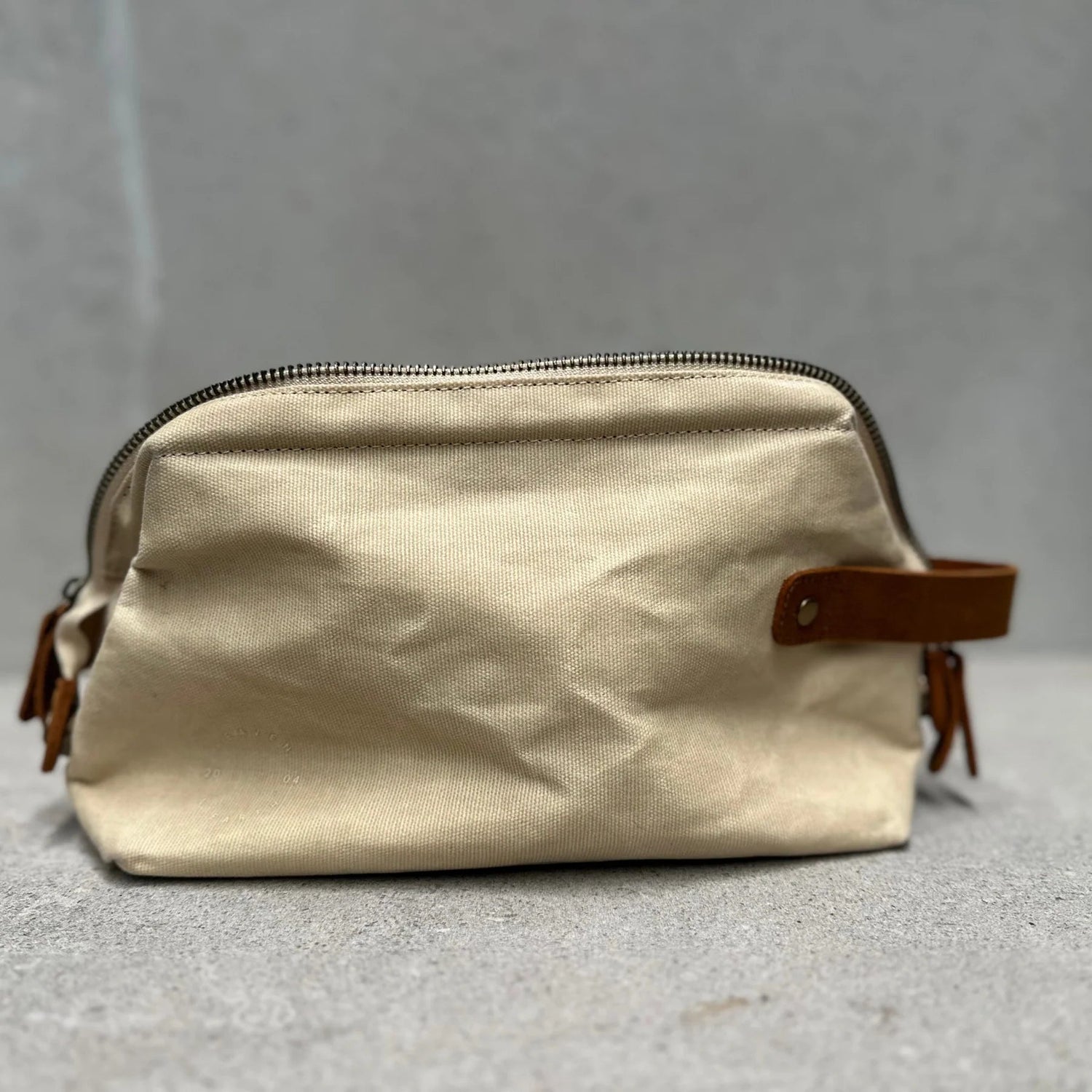 Waxed Canvas Toiletry Bag - The Flower Crate