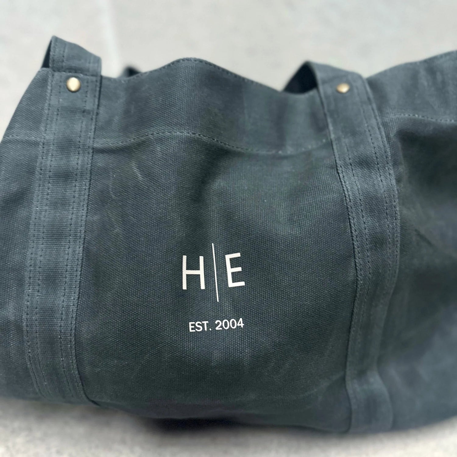Waxed Canvas Tote Bag - The Flower Crate