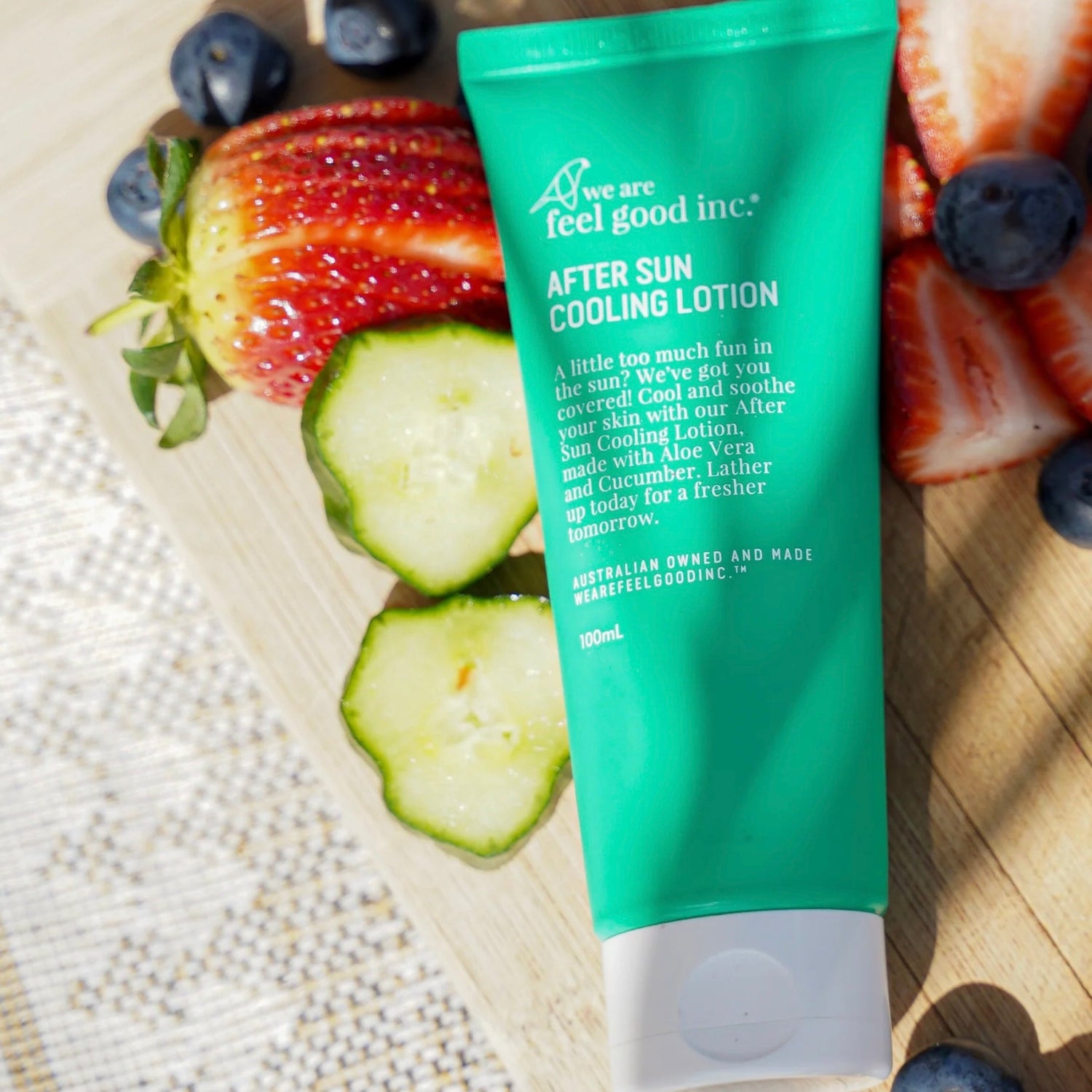 We Are Feel Good Inc - Aloe &amp; Cucumber After Sun Cooling Lotion - The Flower Crate