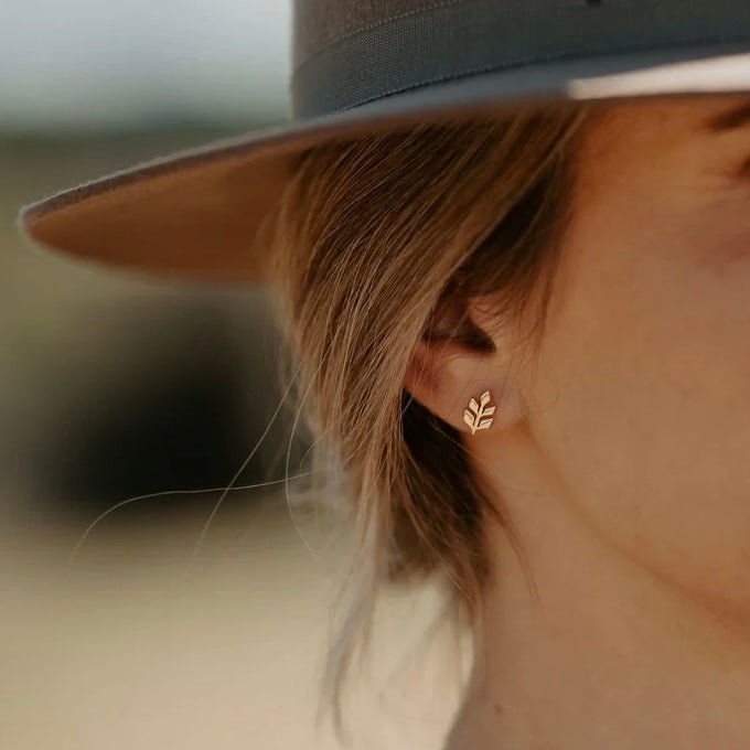 Whistle &amp; Pop - High Country Wheat Studs - The Flower Crate