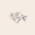Whistle & Pop - High Country Whistle Hoop Earrings, Sterling Silver - The Flower Crate