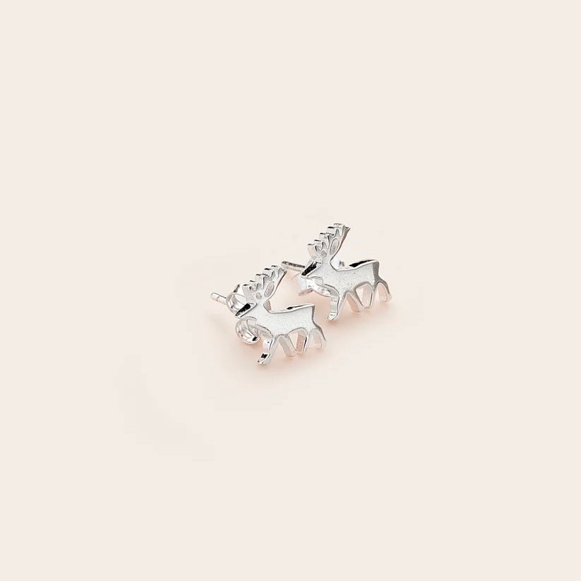 Whistle &amp; Pop - Hunter Gatherer Stag Studs - The Flower Crate
