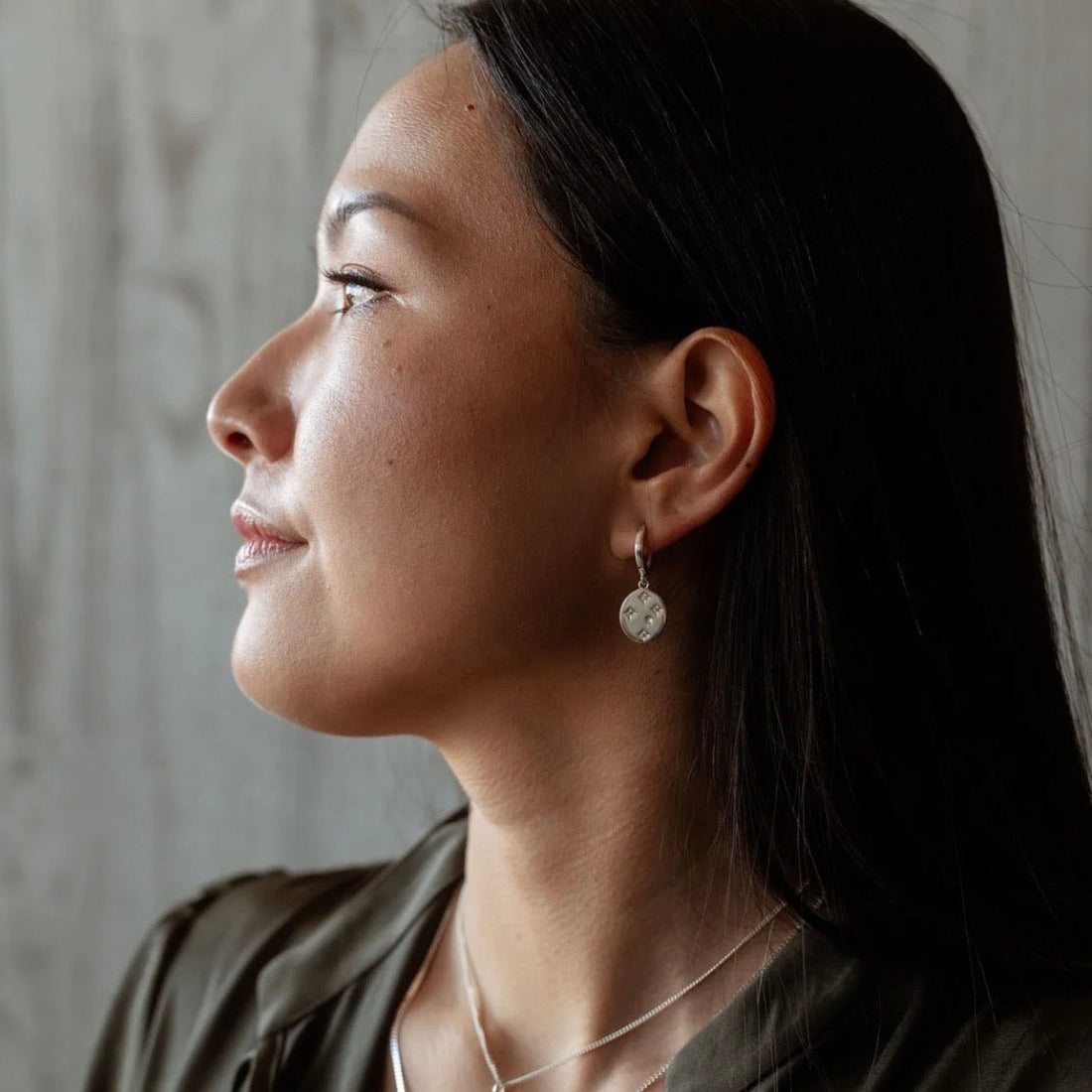 Whistle &amp; Pop - Starkeeper Southern Cross Huggie Earrings - The Flower Crate