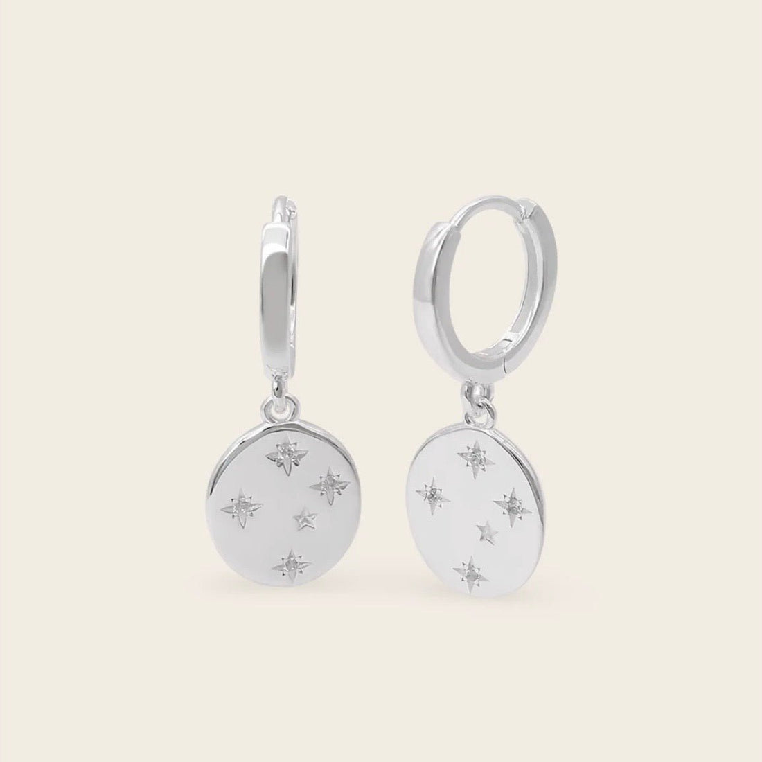 Whistle &amp; Pop - Starkeeper Southern Cross Huggie Earrings - The Flower Crate