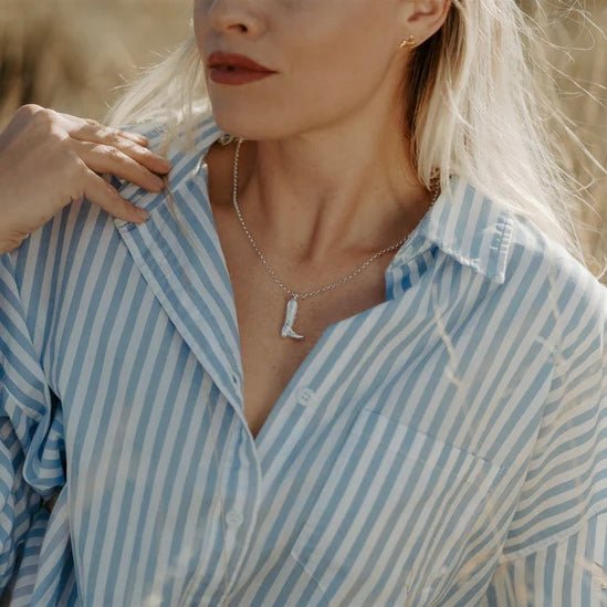 Whistle &amp; Pop - Trailblazer Cowgirl Necklace - The Flower Crate