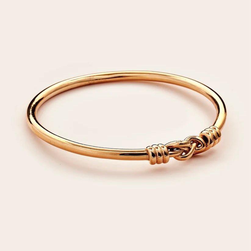 Whistle &amp; Pop - Trailblazer Elegant Eight Bracelet, Gold Plate - The Flower Crate