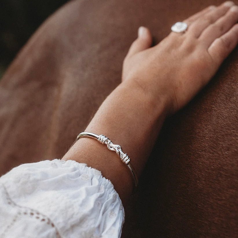 Whistle &amp; Pop - Trailblazer Elegant Eight Bracelet, Sterling Silver - The Flower Crate