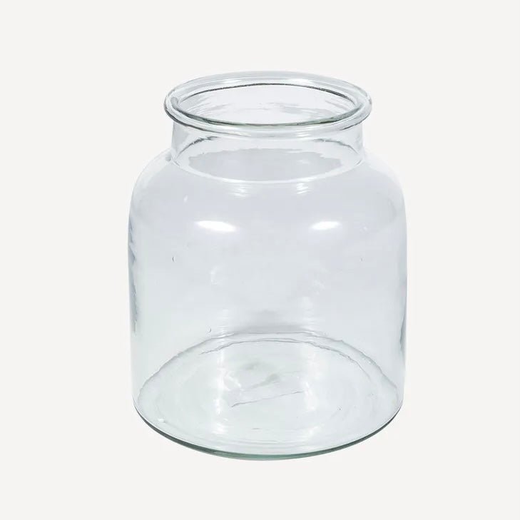 Wide Glass Vase - The Flower Crate