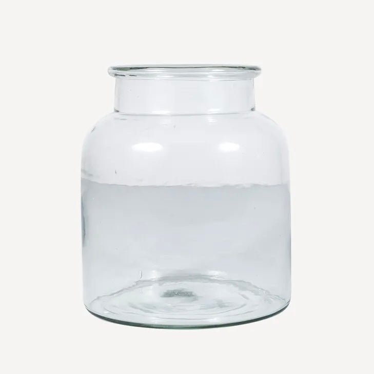 Wide Glass Vase - The Flower Crate