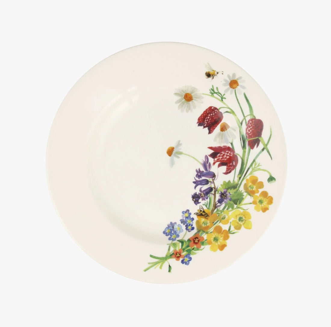 Wild Flowers 8 ½&quot; Plate by Emma Bridgewater - The Flower Crate