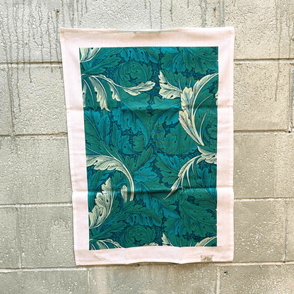 William Morris - Linen &amp; Cotton Tea Towel - The Flower Crate