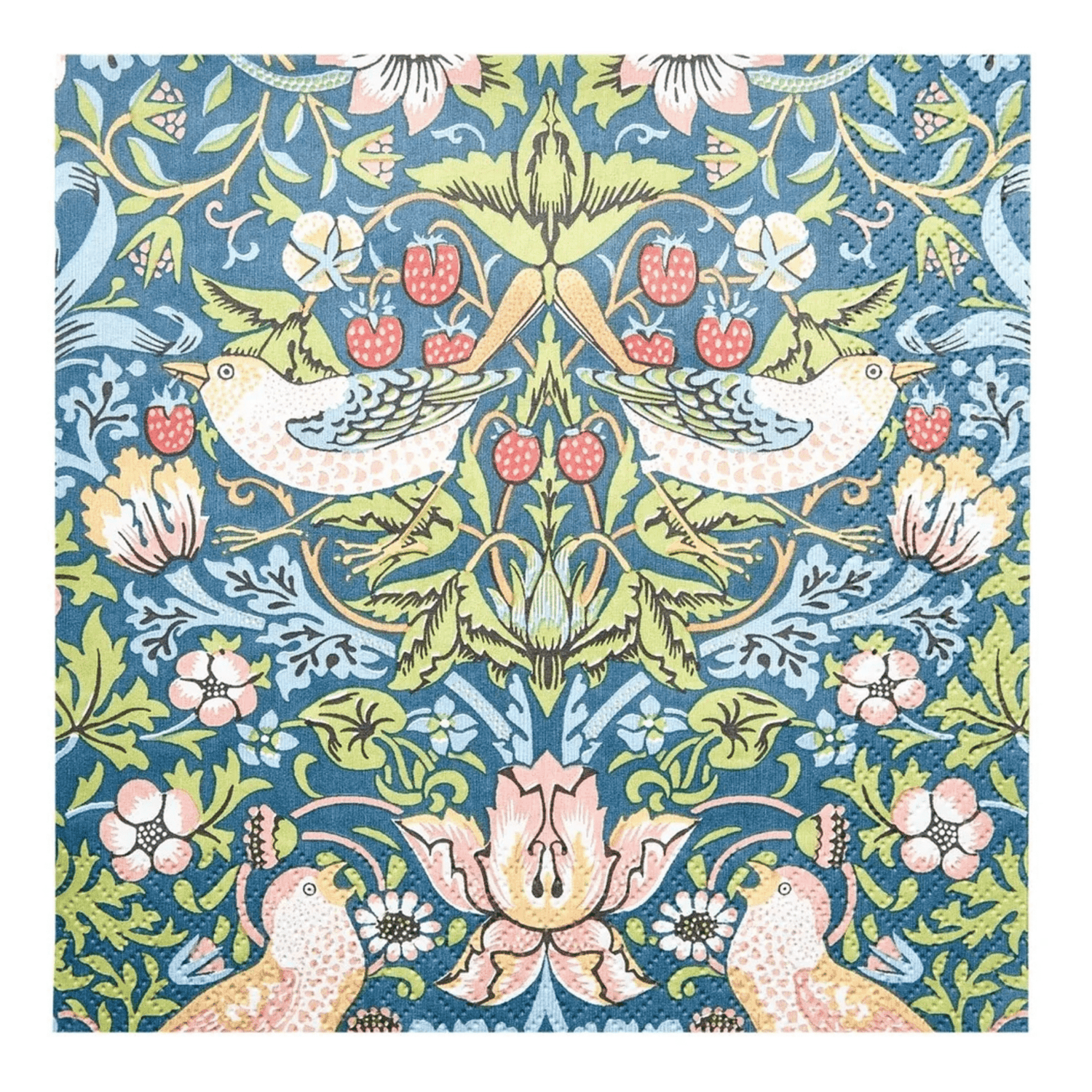 William Morris - Strawberry Thief Paper Luncheon Napkin - The Flower Crate