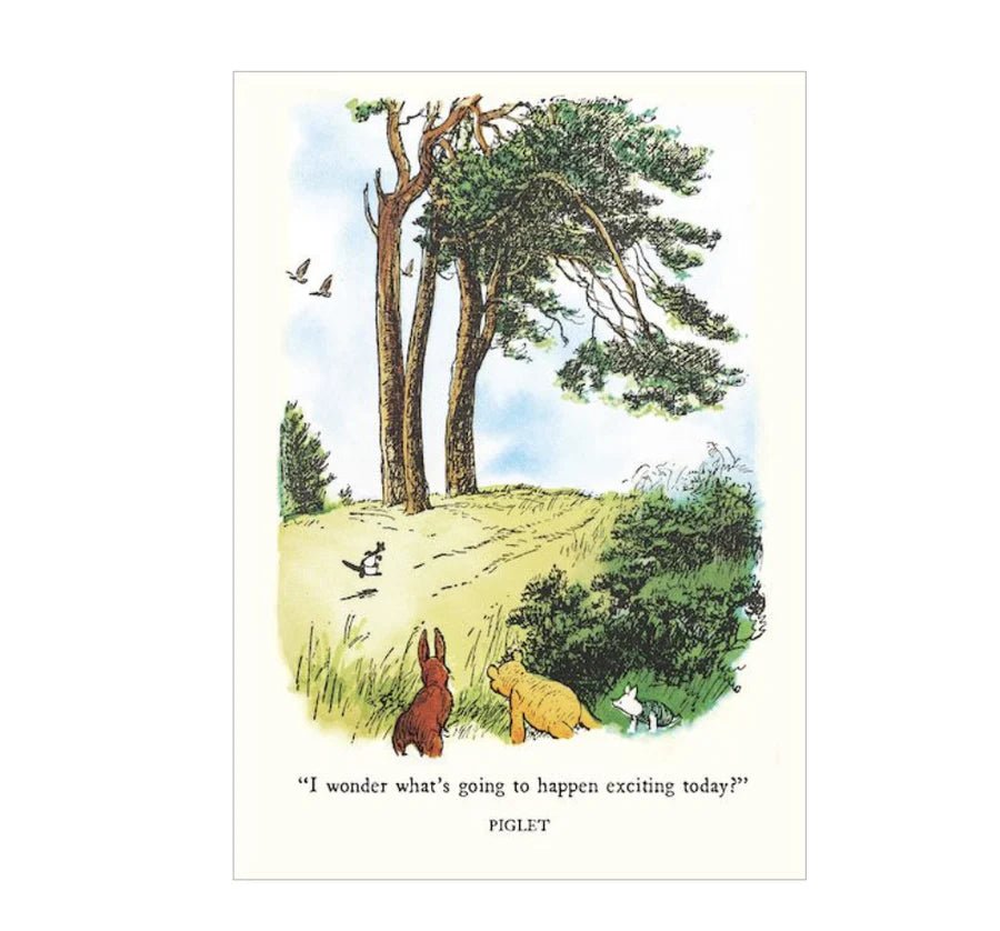 Winnie the Pooh Greeting Cards - The Flower Crate