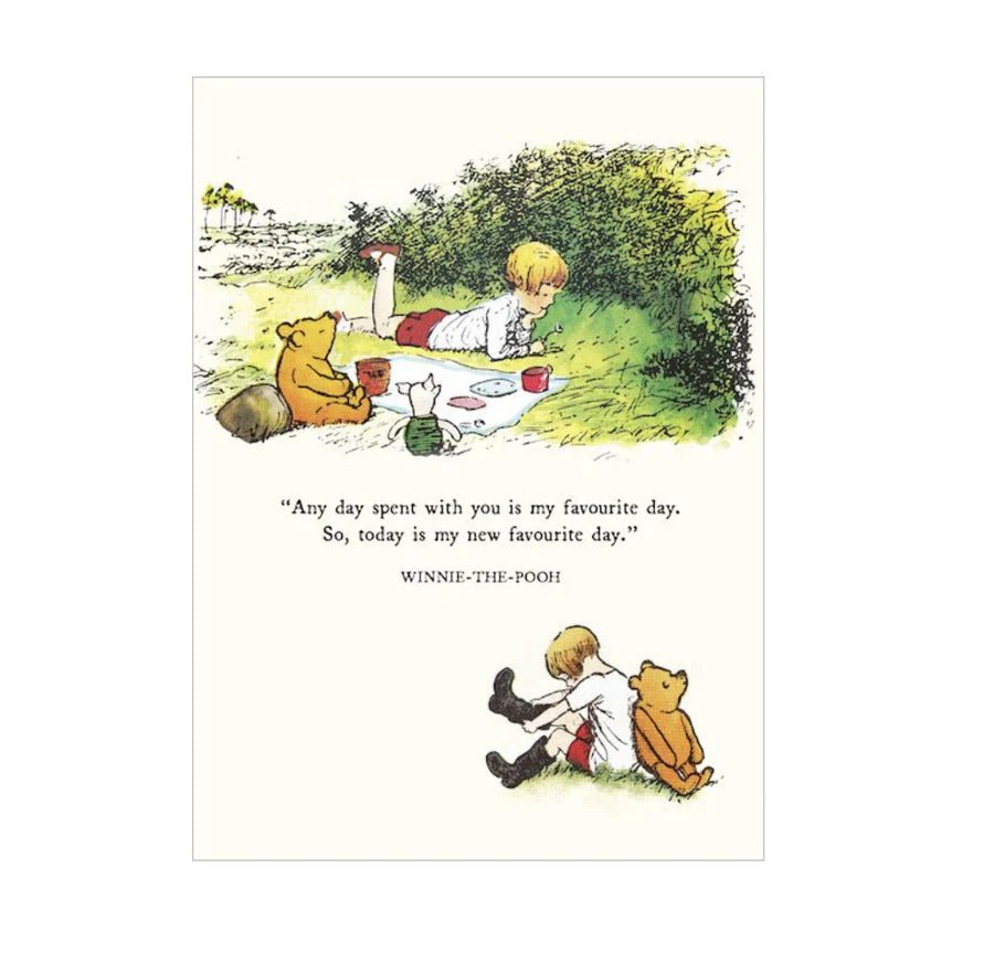 Winnie the Pooh Greeting Cards - The Flower Crate