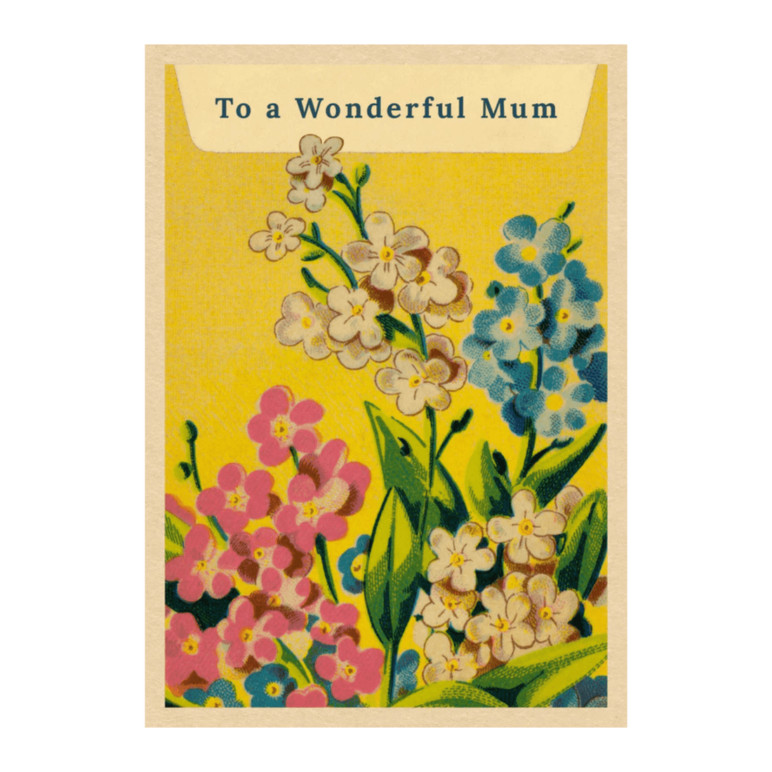 Wonderful Mum Greeting Card - The Flower Crate