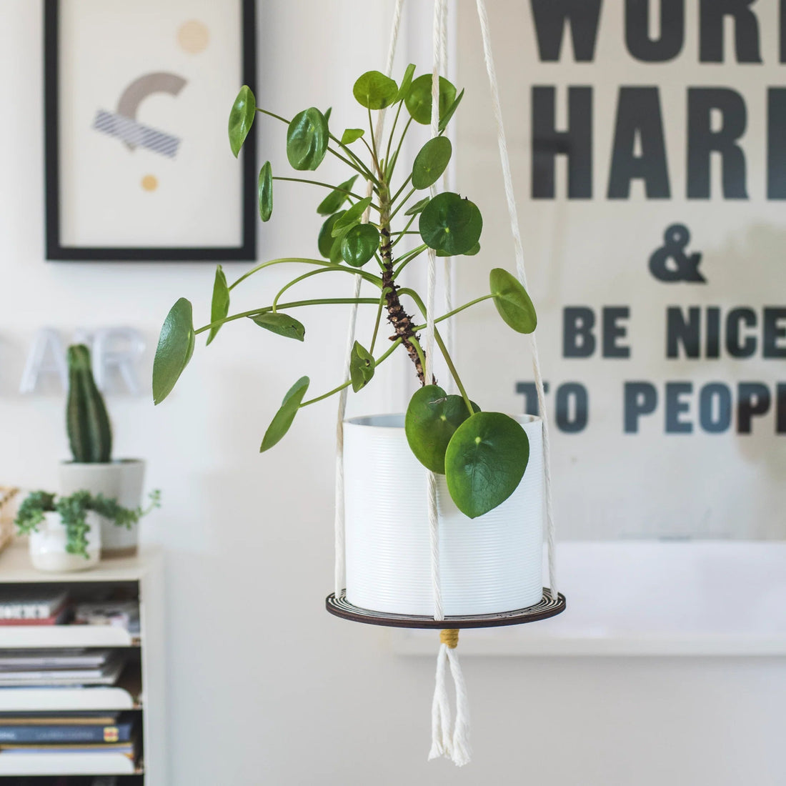 Wood Plant Hanger - The Flower Crate