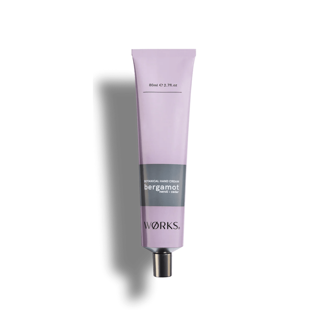 Wørks - Bergamot Hand Cream Tube 80ml - The Flower Crate