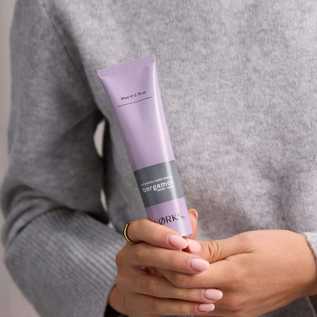 Wørks - Bergamot Hand Cream Tube 80ml - The Flower Crate