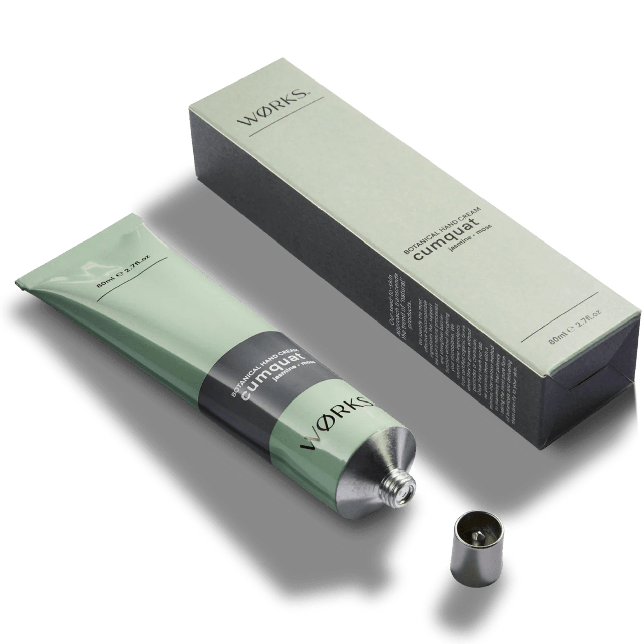 Wørks - Cumquat Hand Cream Tube 80ml - The Flower Crate