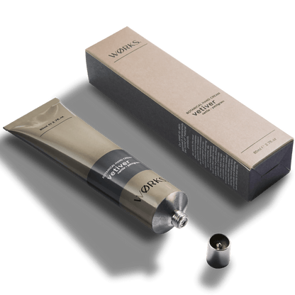 Wørks - Vetiver Hand Cream Tube 80ml - The Flower Crate