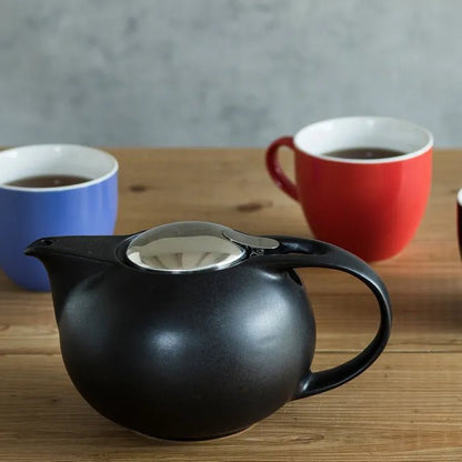 Zero Japan - 1000ml Saturn Nobu Black Teapot - The Flower Crate
