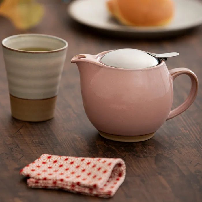 Zero Japan - 450ml Earth Sakura Pink Teapot - The Flower Crate