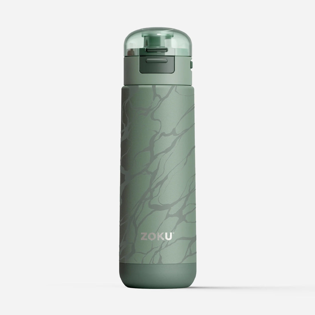 Zoku - 18oz Flip Top Stainless Steel Vacuum Insulated Water Bottle - The Flower Crate