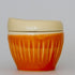 Deksel Cup Lyttelton Pottery small orange