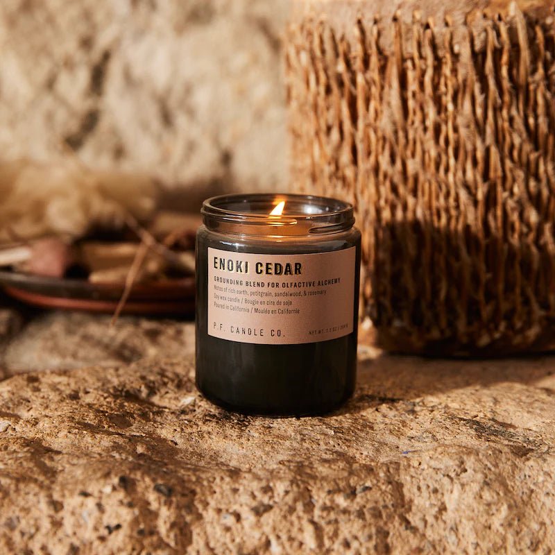 Alchemy Range: Enoki Cedar - 7.2oz Candle - The Flower Crate