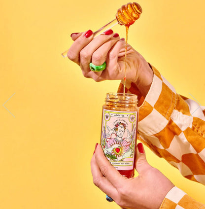 Apostle Hot Sauce - St.Valentine Lavender &amp; Rosemary Hot Honey - The Flower Crate