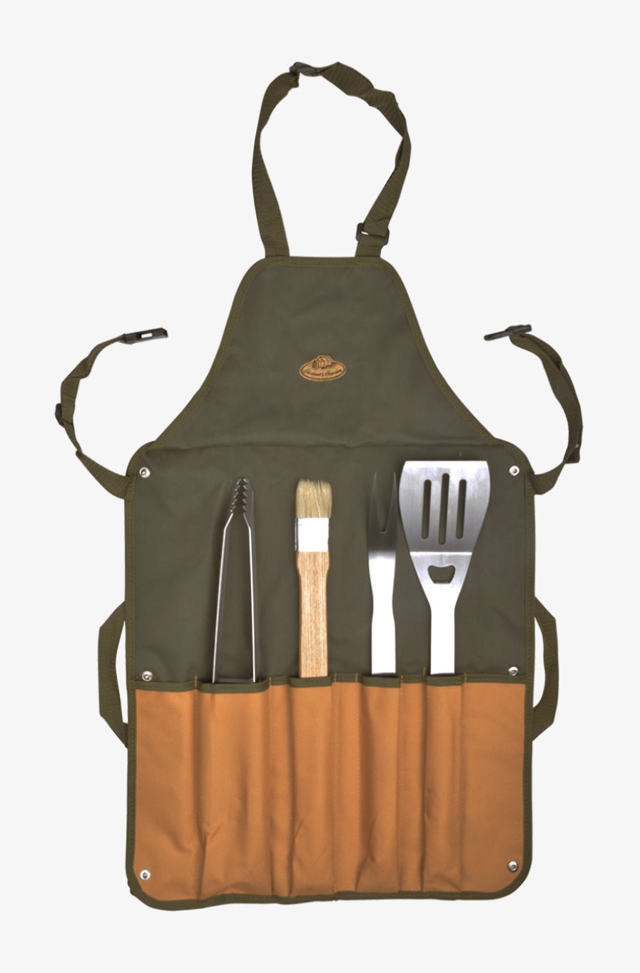 BBQ Apron With Tongs - The Flower Crate