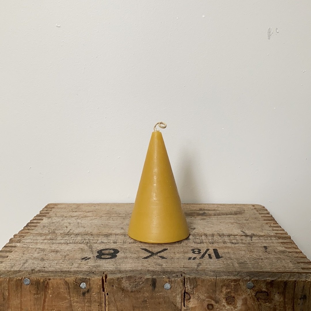 Beeswax Cone - Medium - The Flower Crate