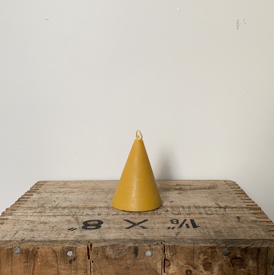 Beeswax Cone - Small - The Flower Crate