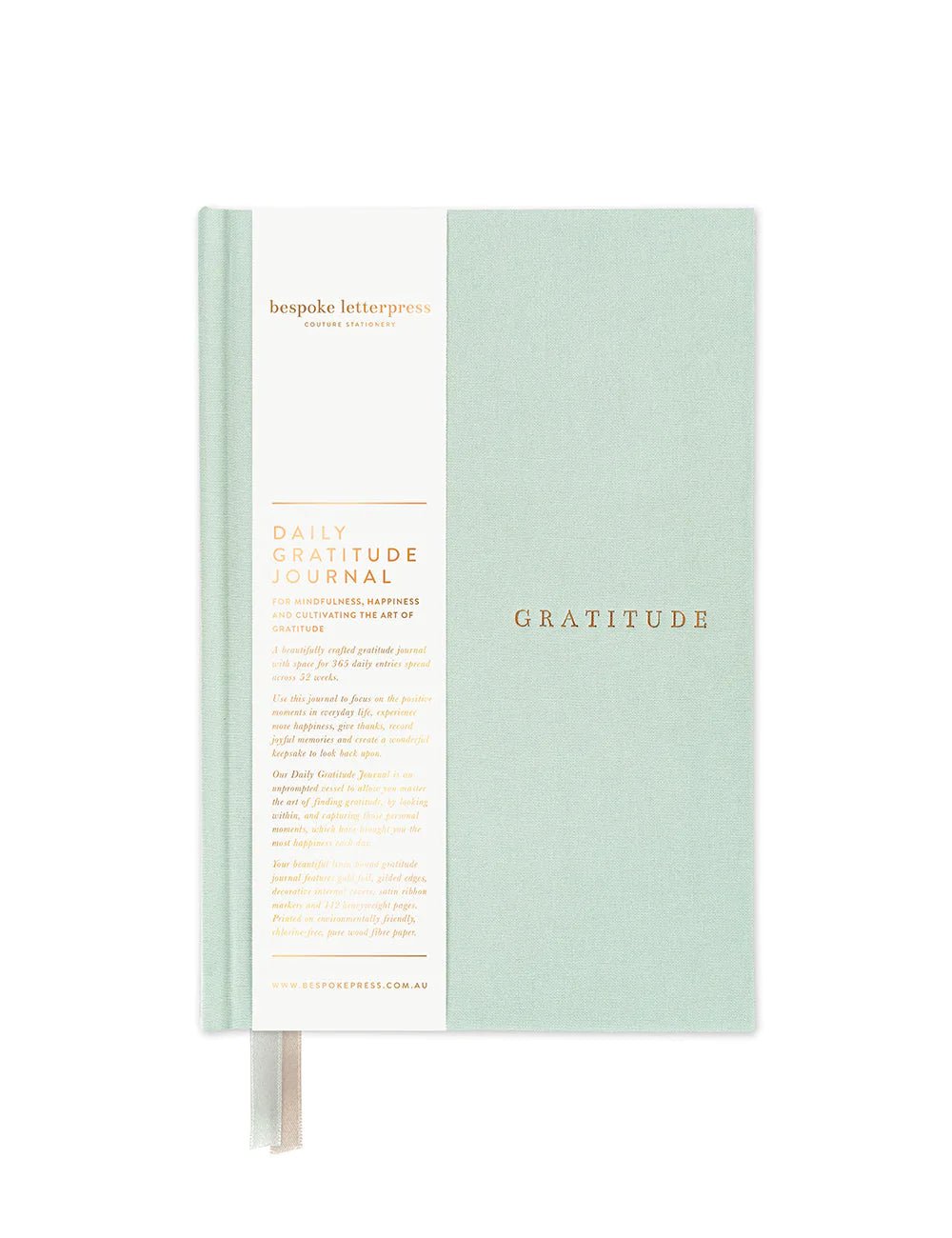 Bespoke Letterpress - Gratitude Journal - The Flower Crate