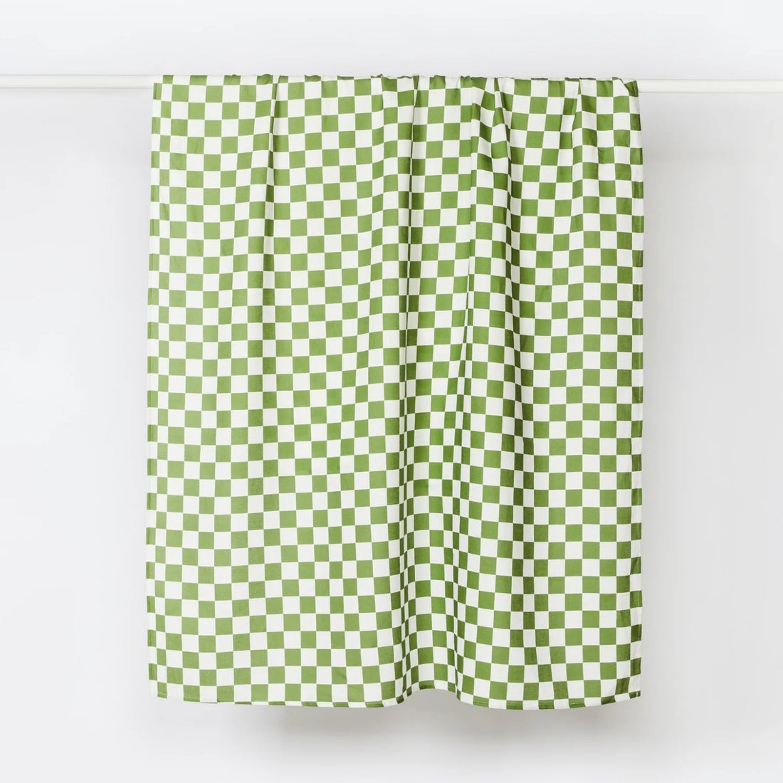 Bonnie and Neil - Tablecloth Small Checkers, Thyme - The Flower Crate