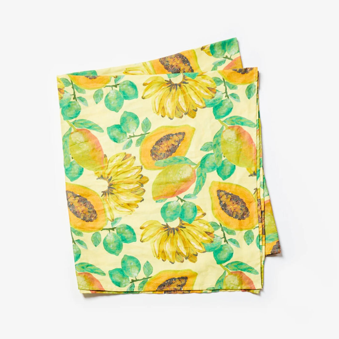 Bonnie &amp; Neil Fruit Salad Yellow Tablecloth - The Flower Crate