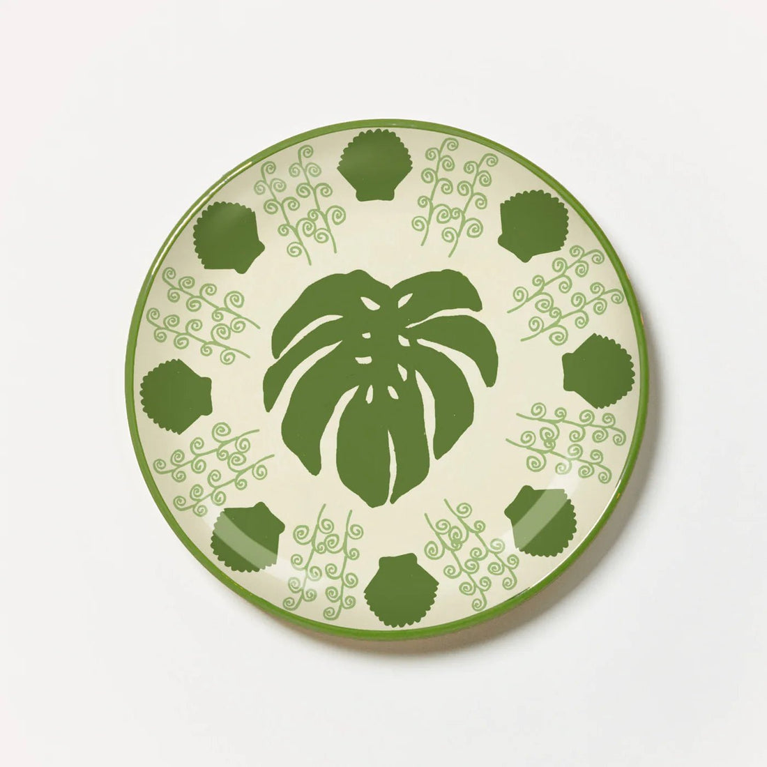 Bonnie &amp; Neil - Monstera Dinner Plate - The Flower Crate